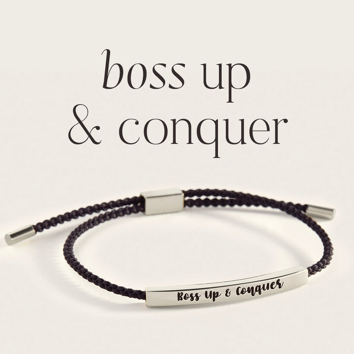 Boss Up & Conquer Inspiráló Karkötő