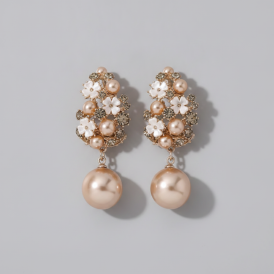 Boucles d’oreilles Sabine en perles
