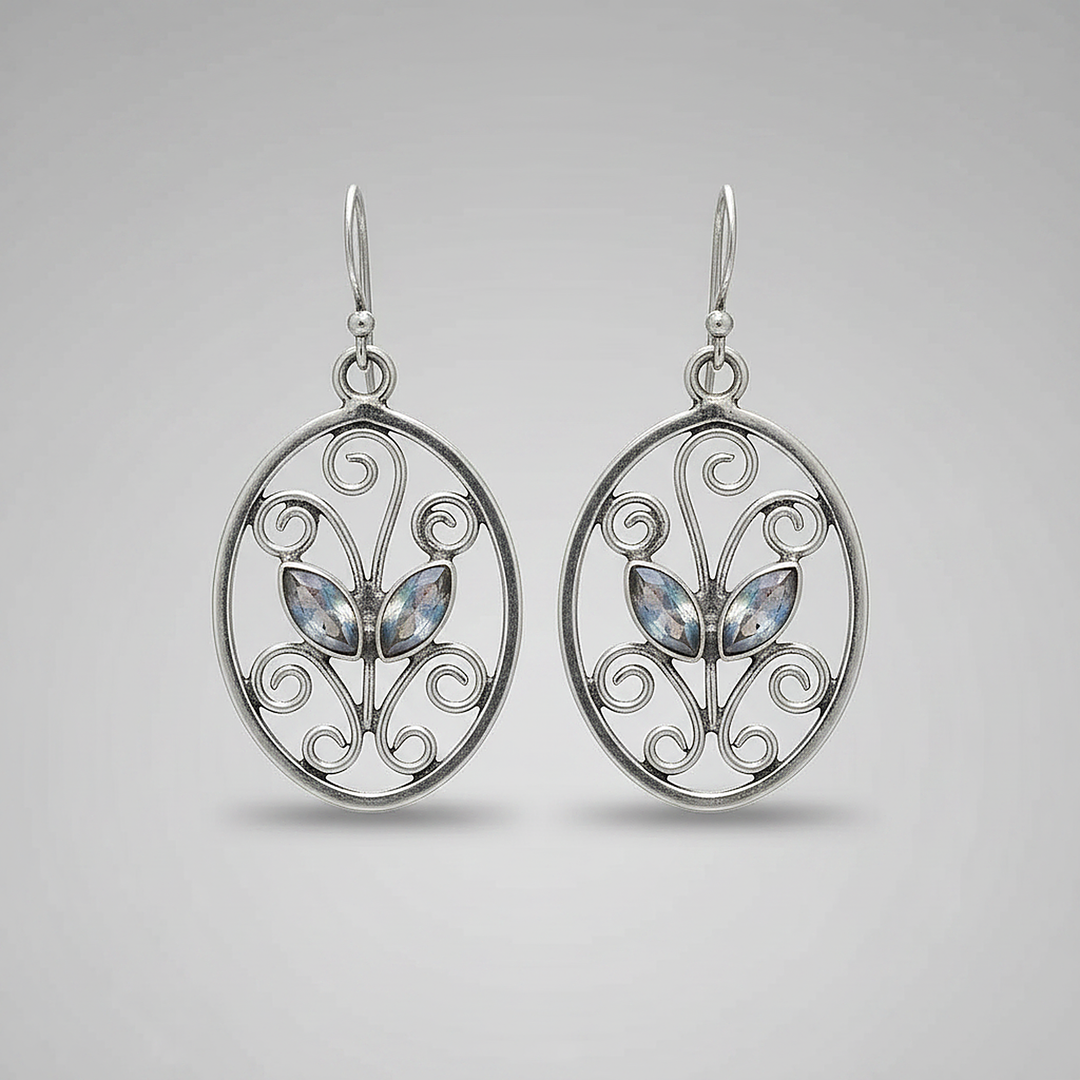 Valentine Moonstone Earrings