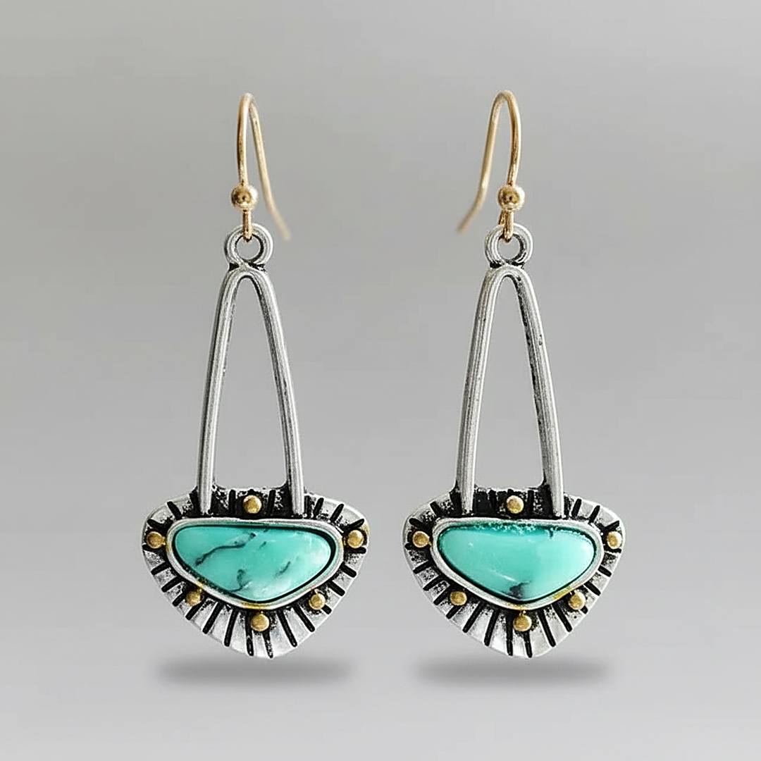 Pendientes Linnea Turquesa