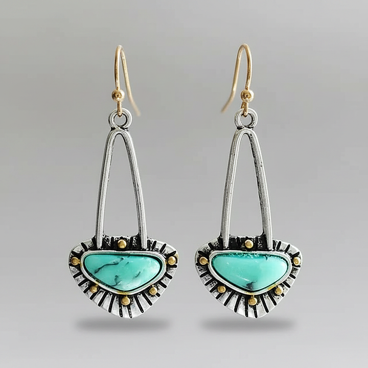 Pendientes Linnea Turquesa