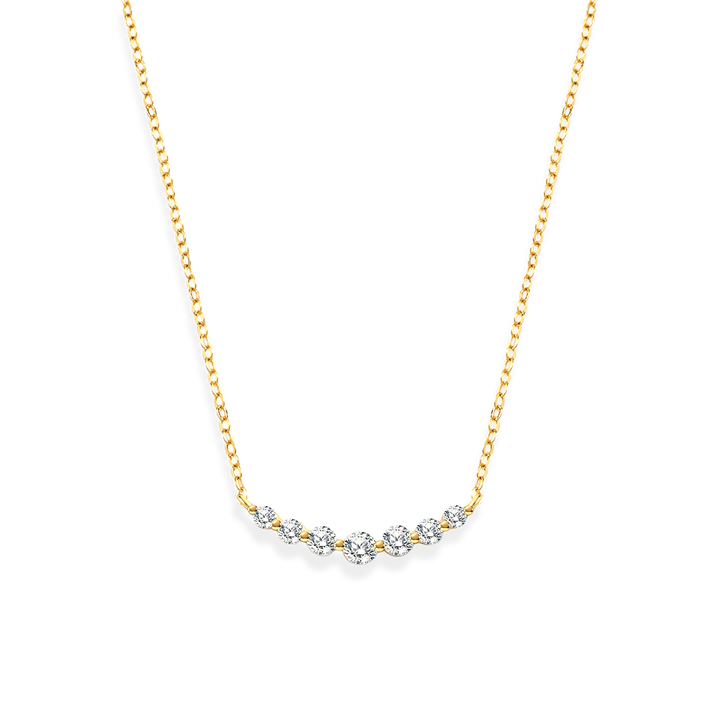 Classic Arc Diamond Necklace