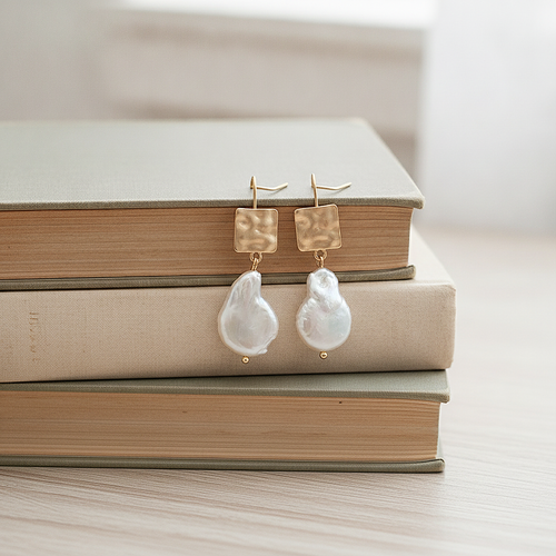 Boucles d’oreilles Adeline en perles