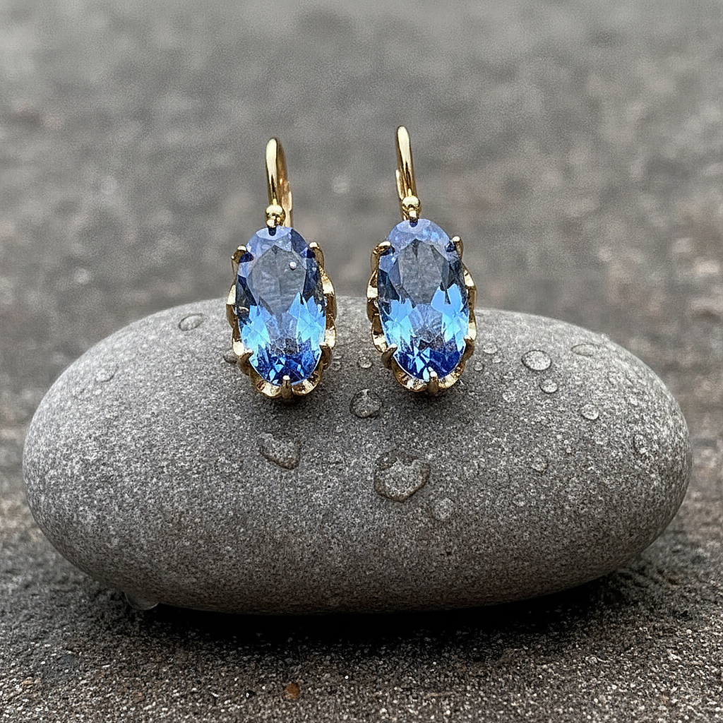 Liviana Sapphire Earrings