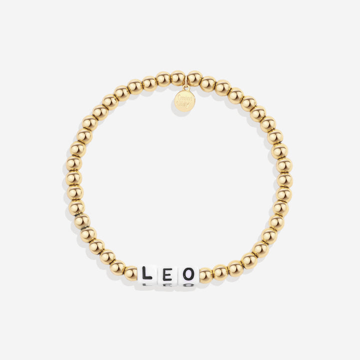 Pulseira de Amizade Personalizada à Prova de Água com Contas Douradas