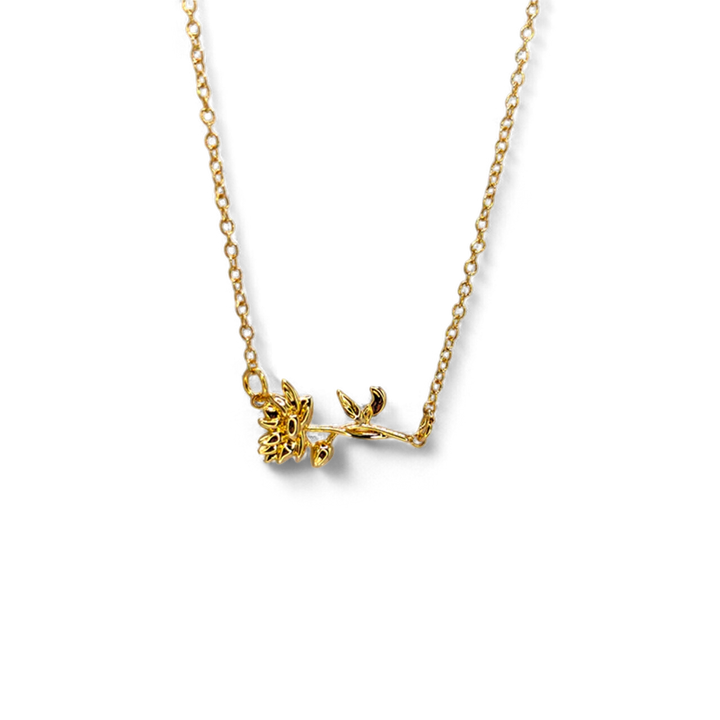Dainty Birth Flower Necklace