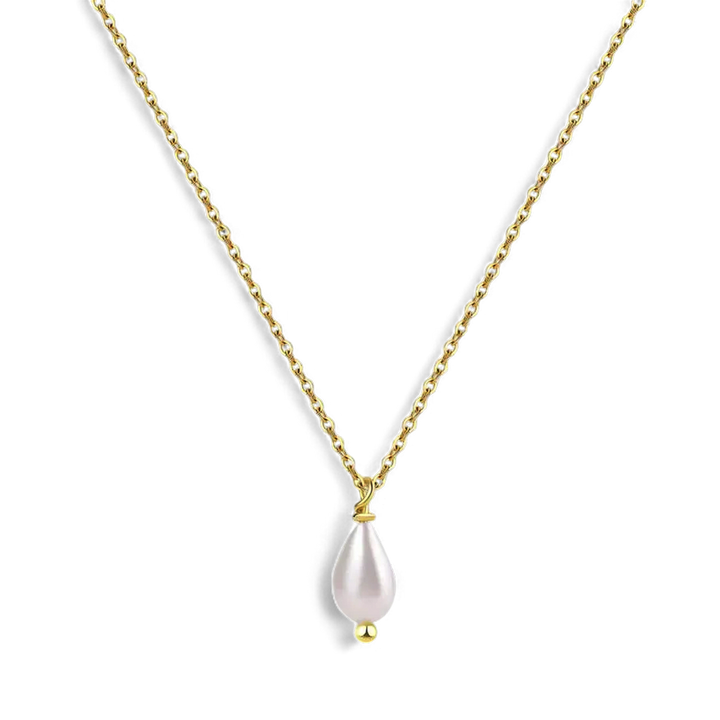 Dainty Pearl Drop Necklace