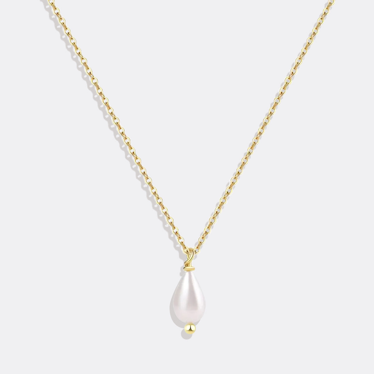 Fijn parelhangertje ketting
