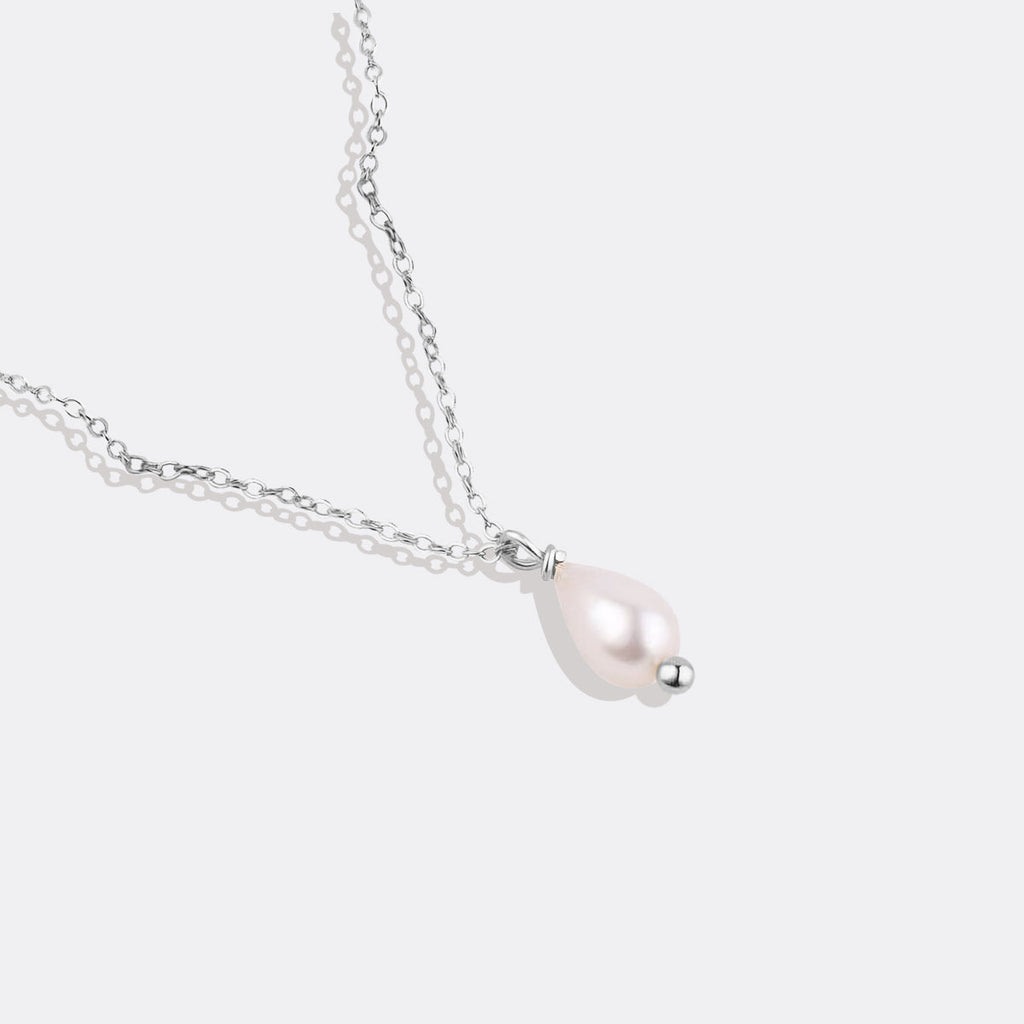 Fijn parelhangertje ketting