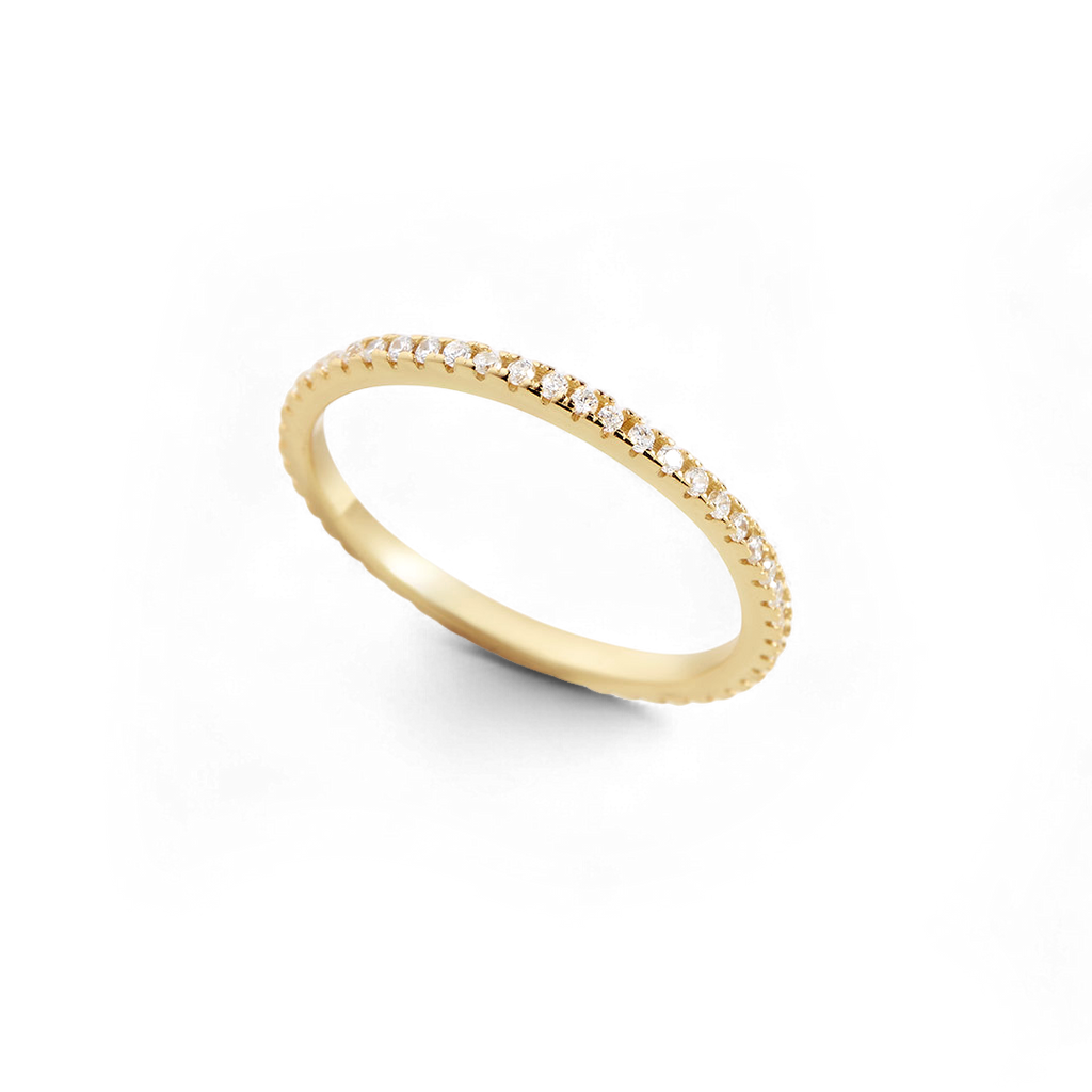 Prsten s diamantem Eternity