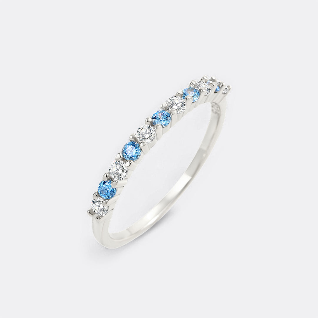 Diamond & Gemstone Stackable Ring