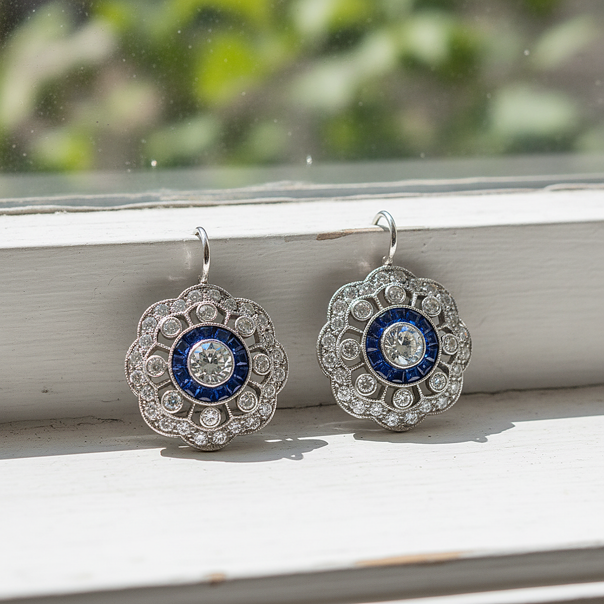 Delphine Sapphire Earrings