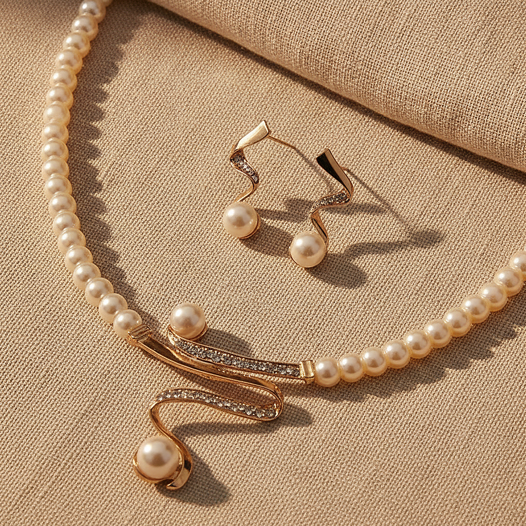 Ensemble de bijoux Ondina en perles