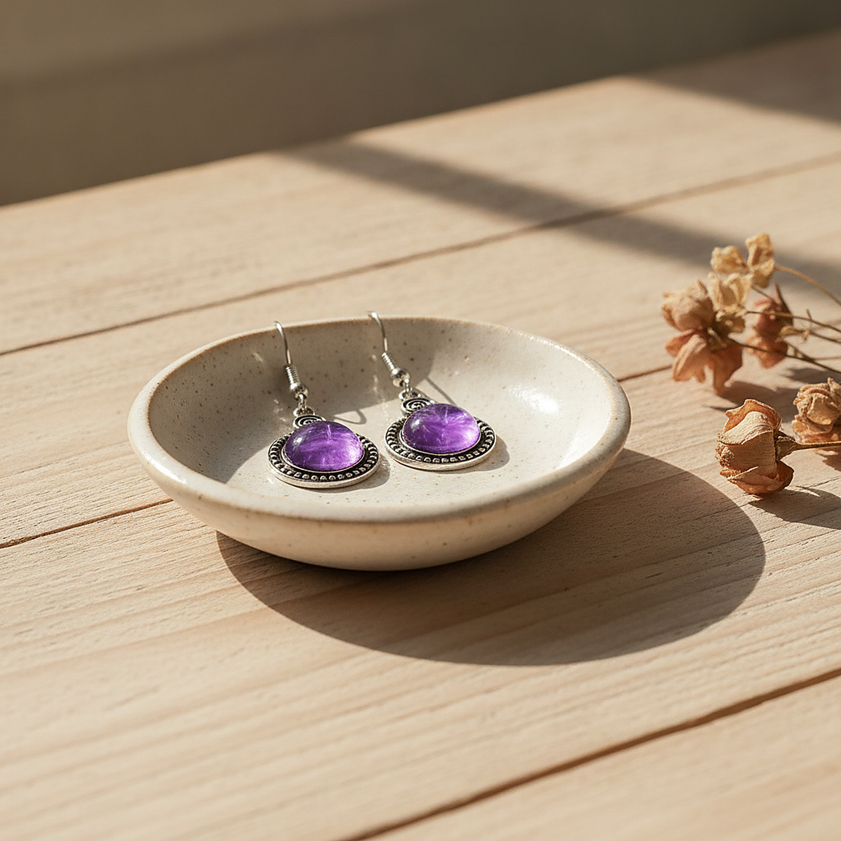 Pendientes de cristal Isolde