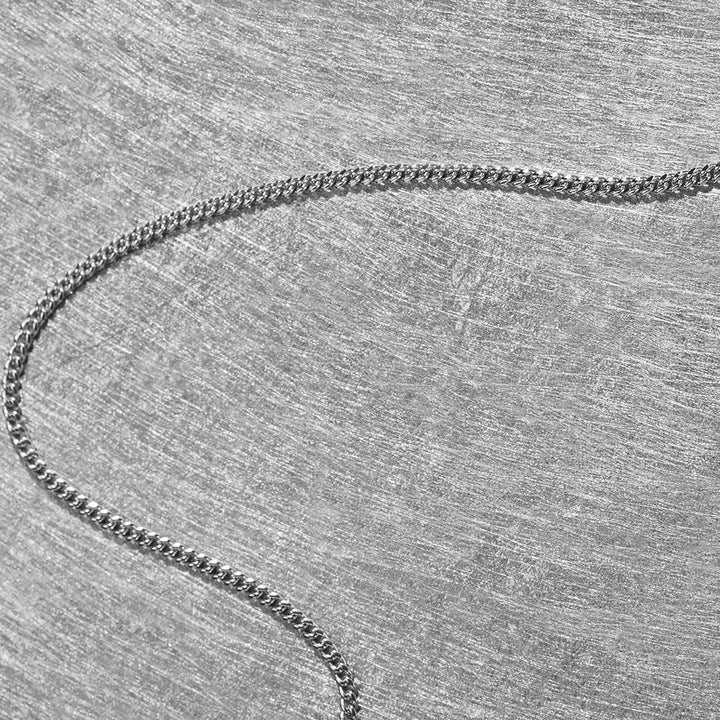 3 mm cubansk kæde halskæde