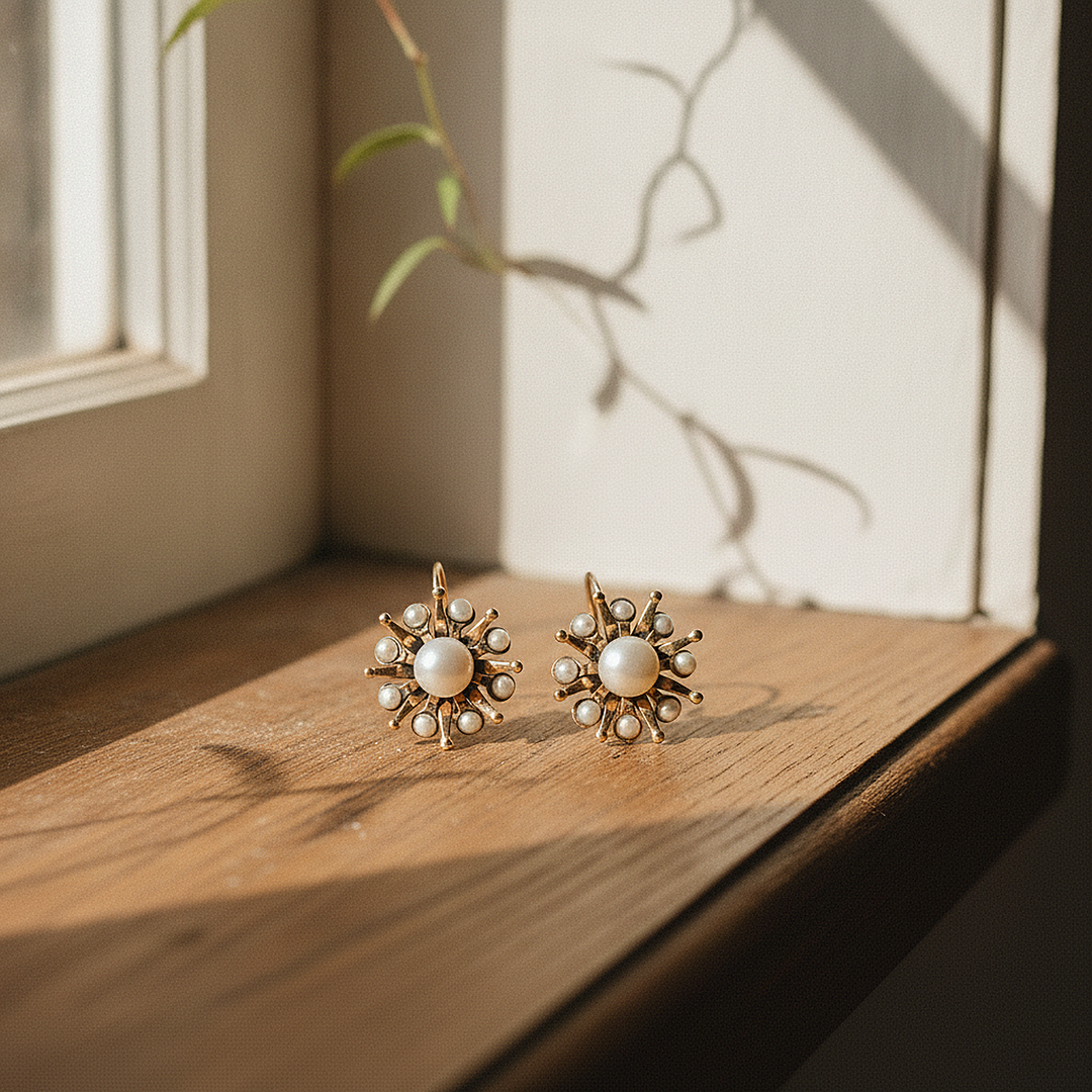 Boucles d’oreilles en perles Blythe