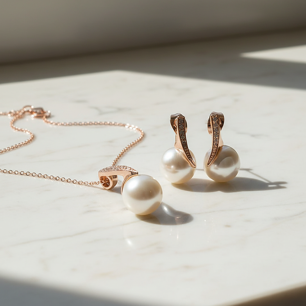 Une Pearl Earrings