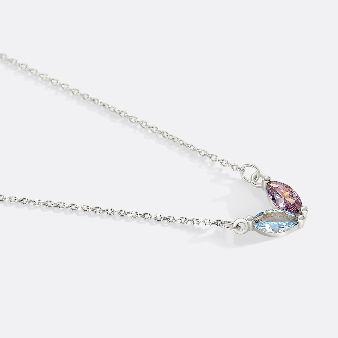 Elegant Family Birthstone Necklace