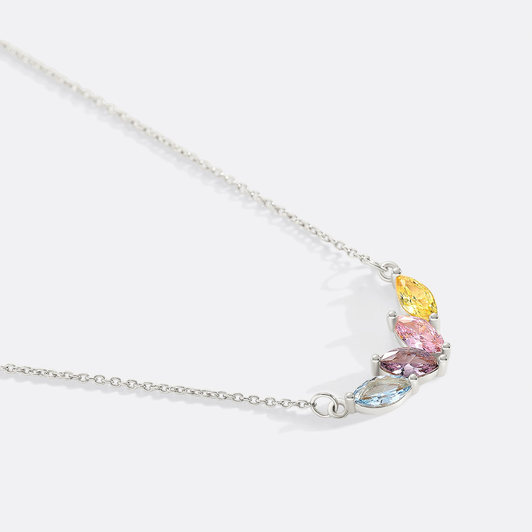 Elegant Family Birthstone Necklace