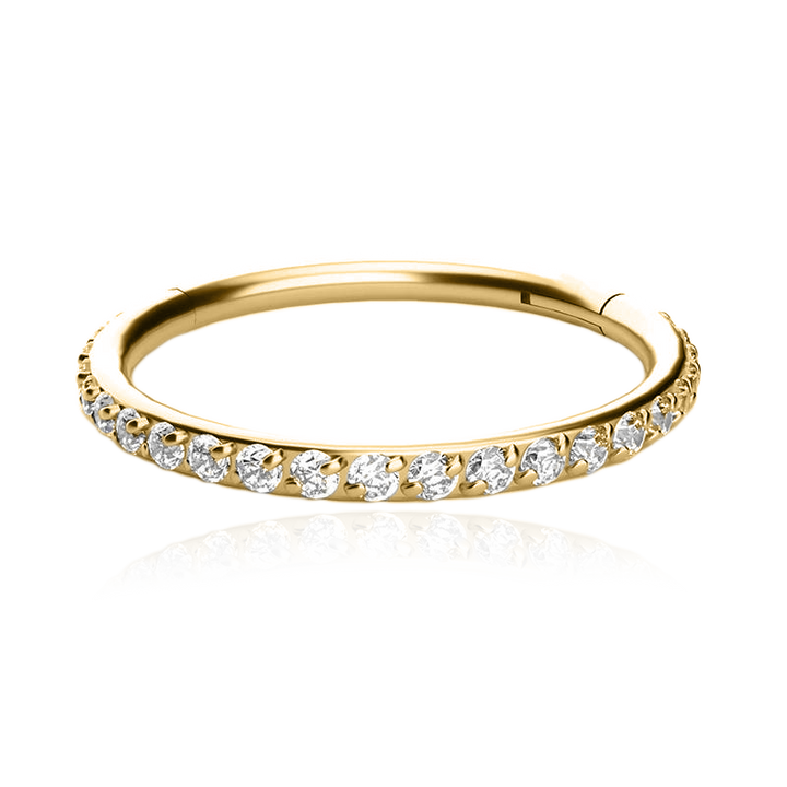 Eternity Crystal Cartilage Hoop Earrings | 16g