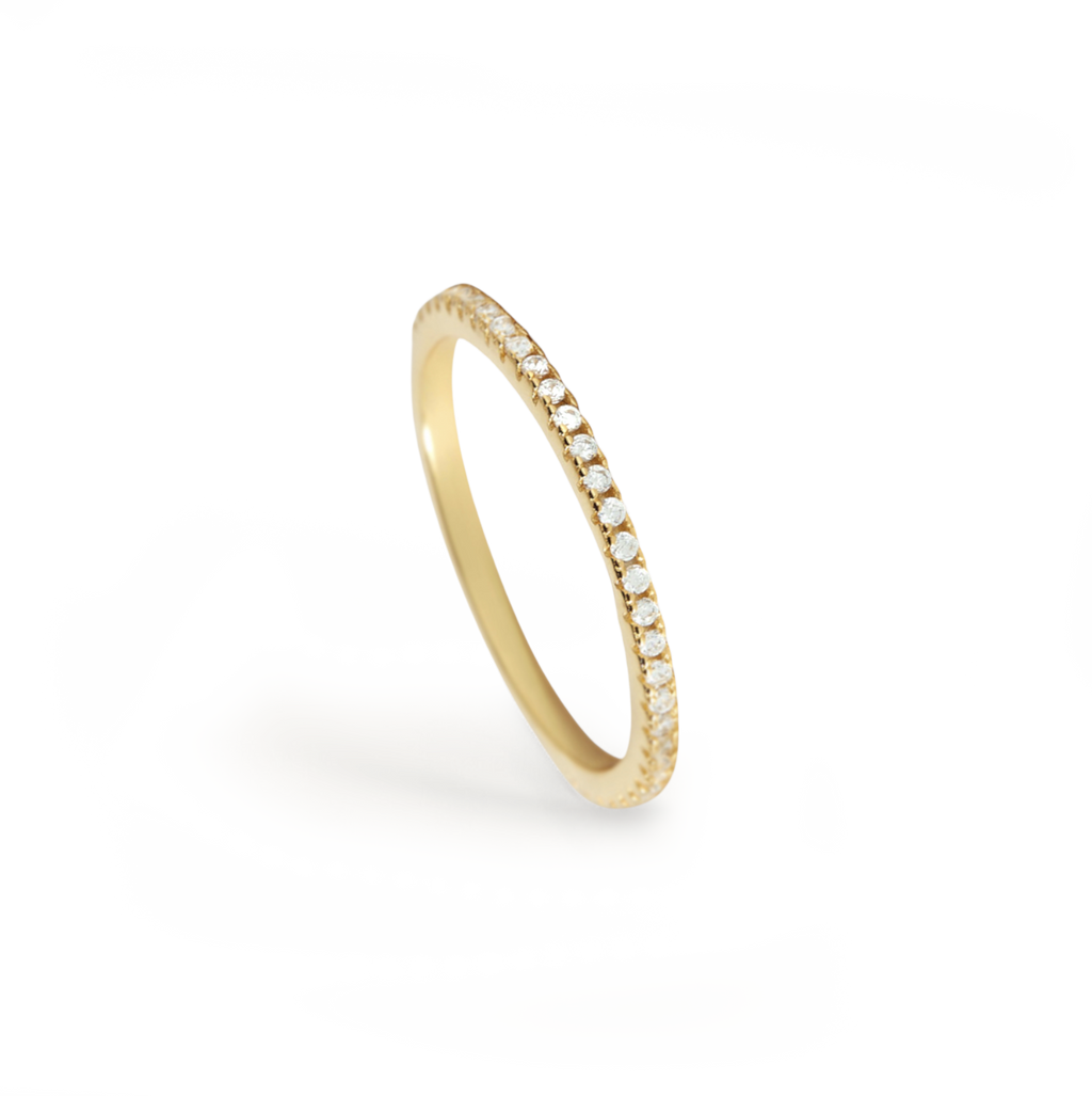Prsten s diamantem Eternity