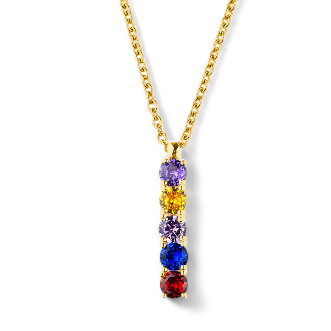 Collana con pietra portafortuna di famiglia