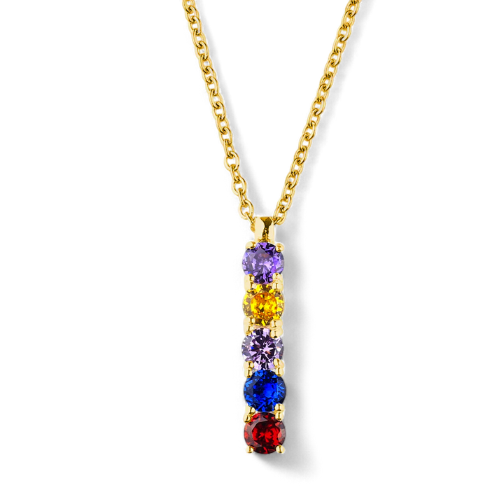 Collana con pietra portafortuna di famiglia