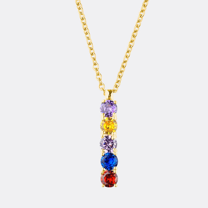Collana con pietra portafortuna di famiglia