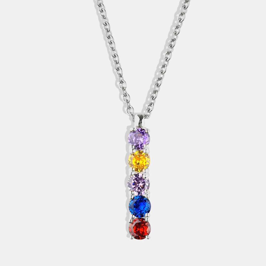 Collana con pietra portafortuna di famiglia