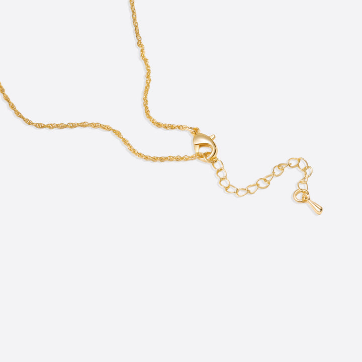 Bloemenkruis Hanger Ketting