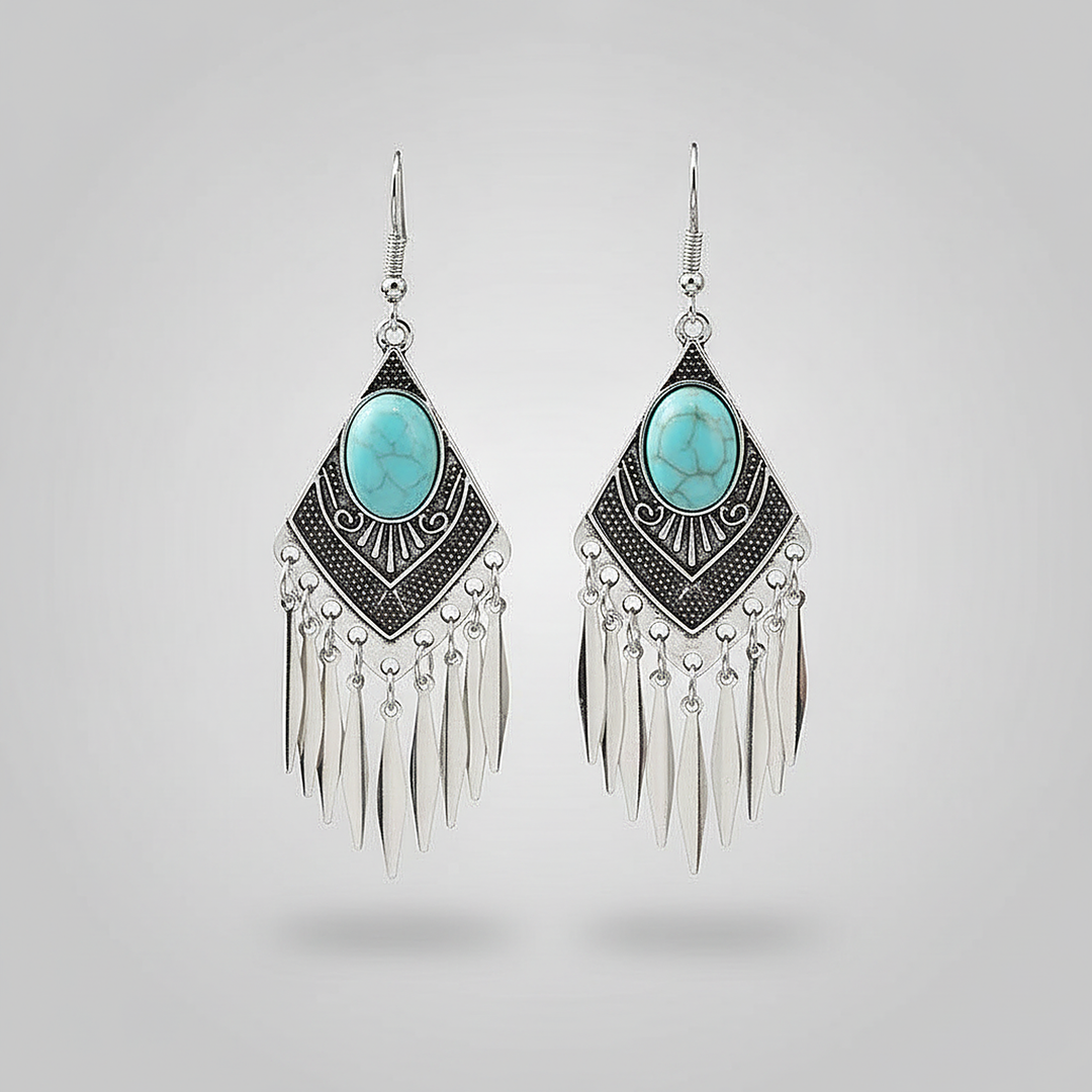 Boucles d’oreilles Lucine turquoise