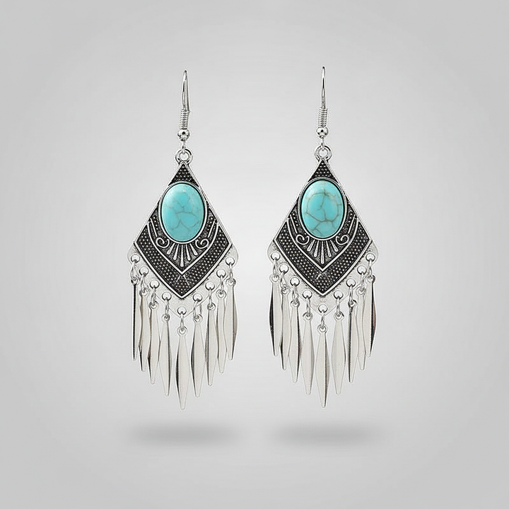 Boucles d’oreilles Lucine turquoise