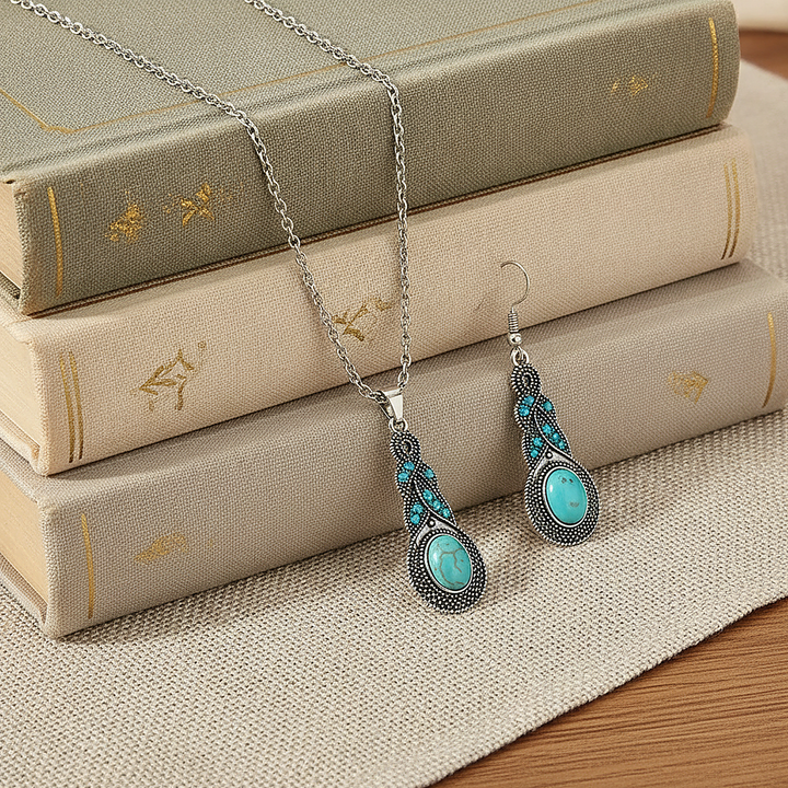 Ensemble de bijoux turquoise Marisole