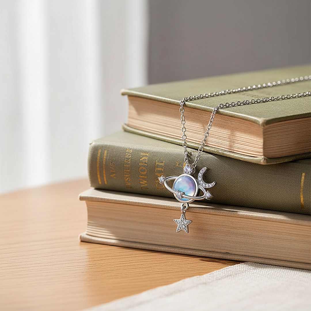 Thessaly Moonstone Necklace