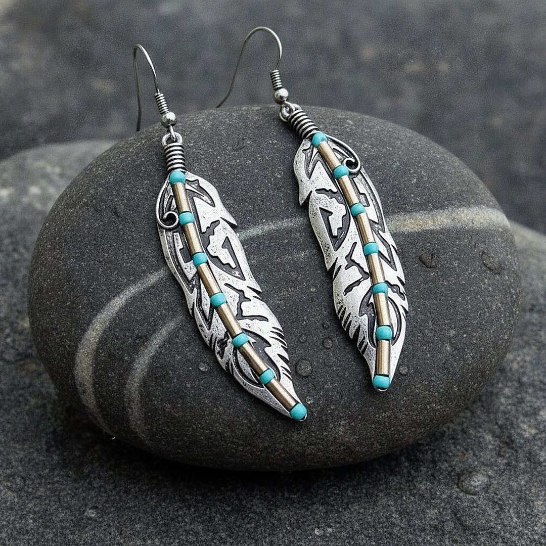 Pendientes de turquesa de Tesalia