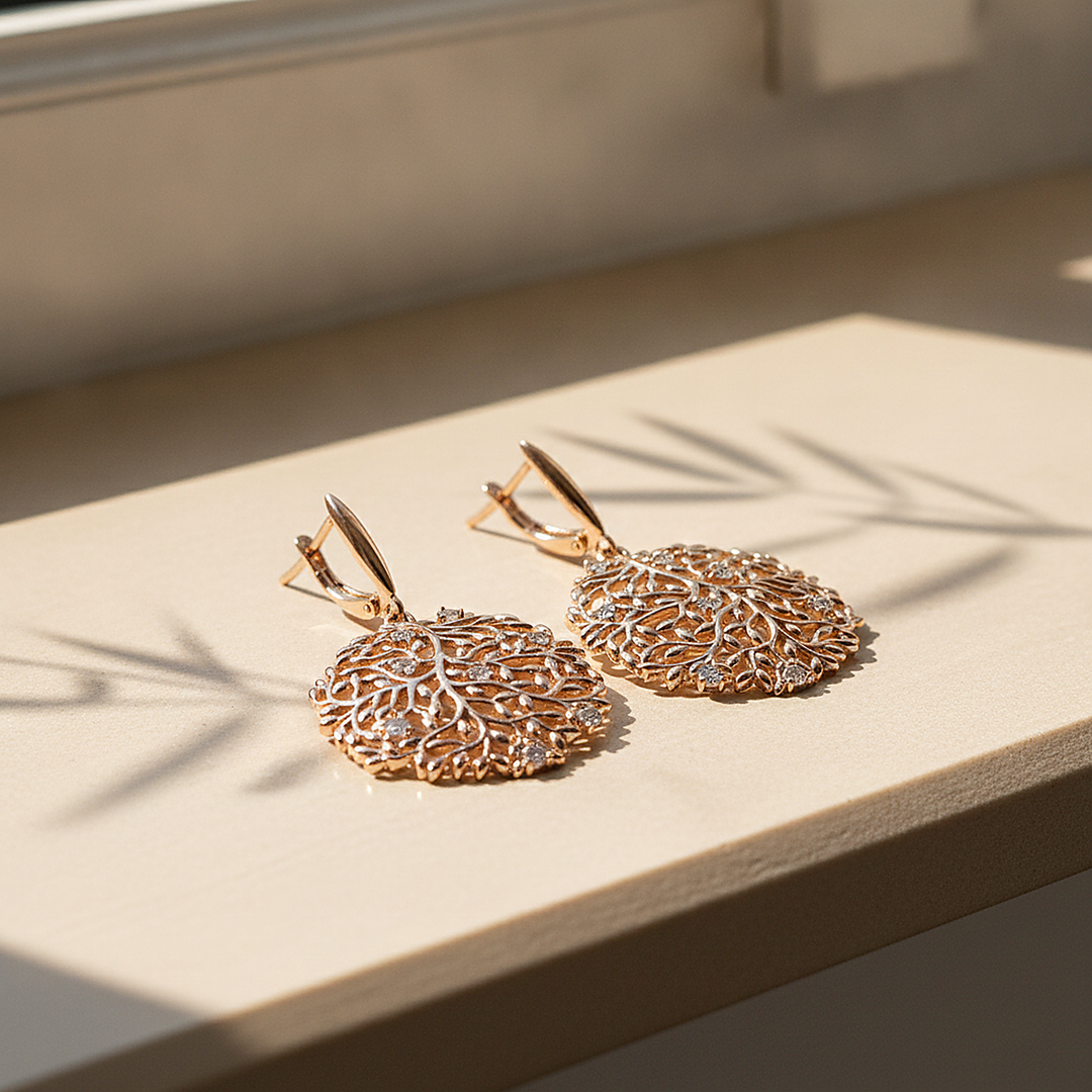 Boucles d’oreilles Hespera en zircone cubicque