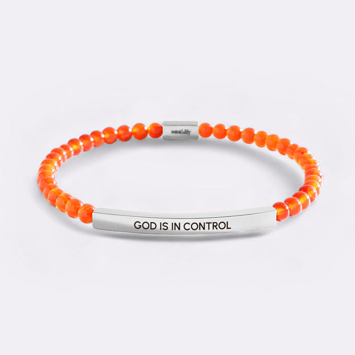 Bracelet Inspire Perlé Dieu Est Aux Commandes