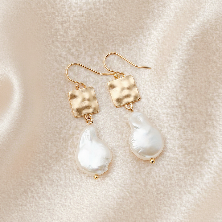 Boucles d’oreilles Adeline en perles