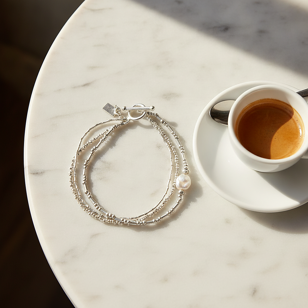 Delphine Pearl Bracelet