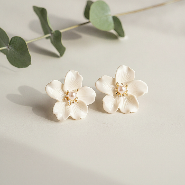Pendientes de perlas Isolde