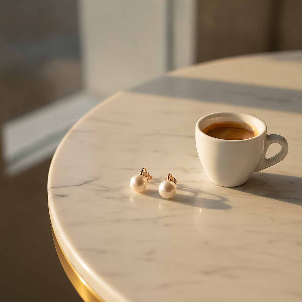 Coralie Pearl Earrings