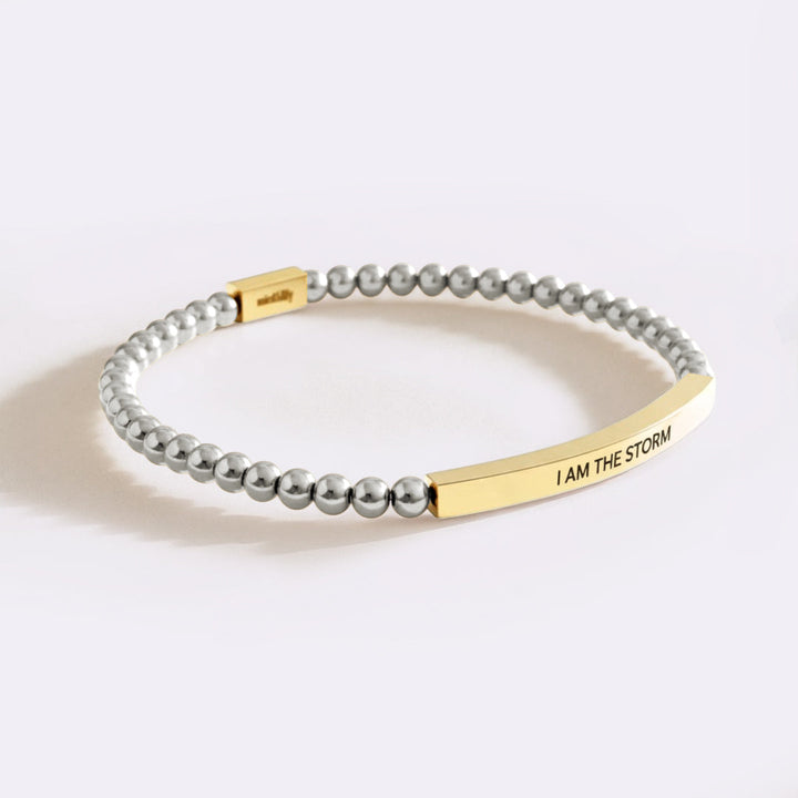 Bracciale I Am The Storm con Perline Inspire
