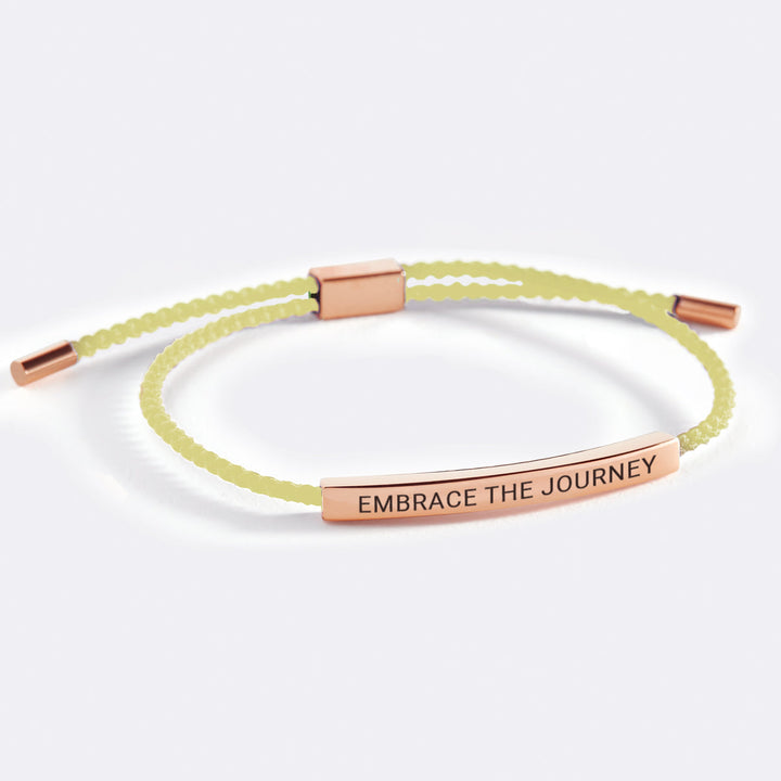 Umarm die Reise Inspirierendes Armband