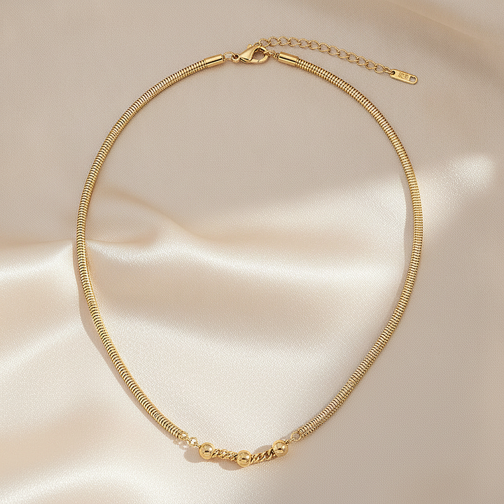 Solveig Gold Necklace