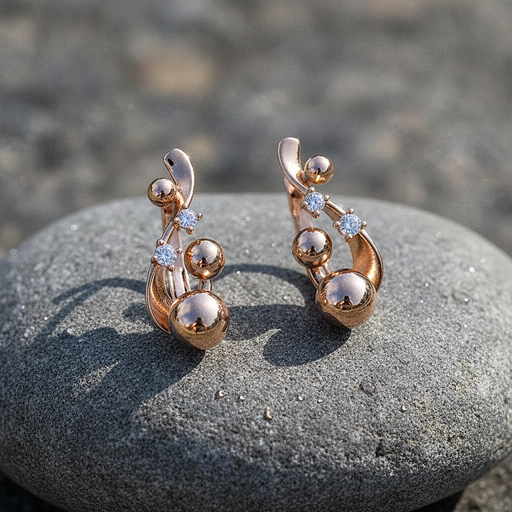 Perle Zirconia Earrings