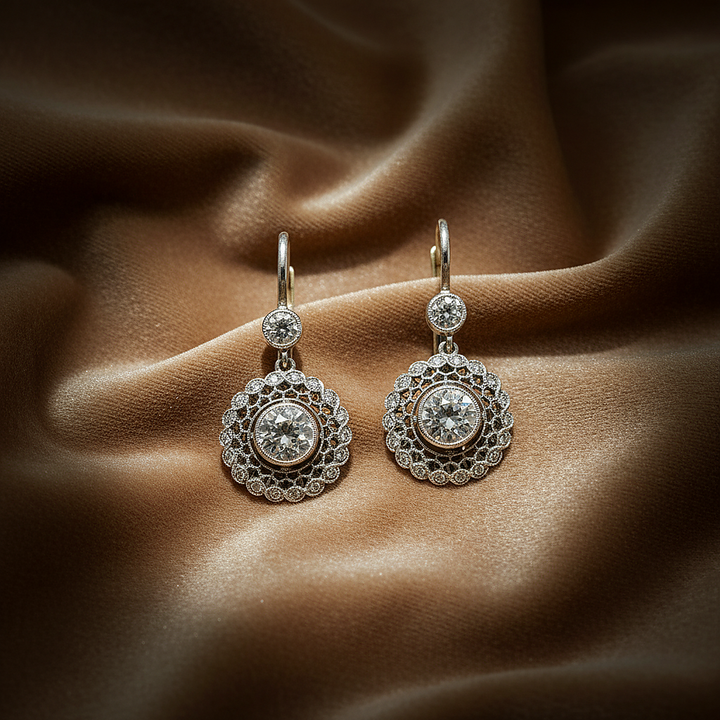 Vionnet Zirconia Earrings