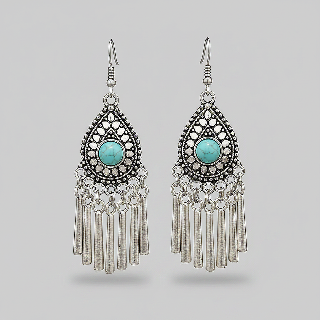 Boucles d’oreilles Sabine turquoise