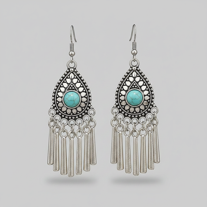 Boucles d’oreilles Sabine turquoise