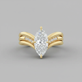 Anello Giselle dorato