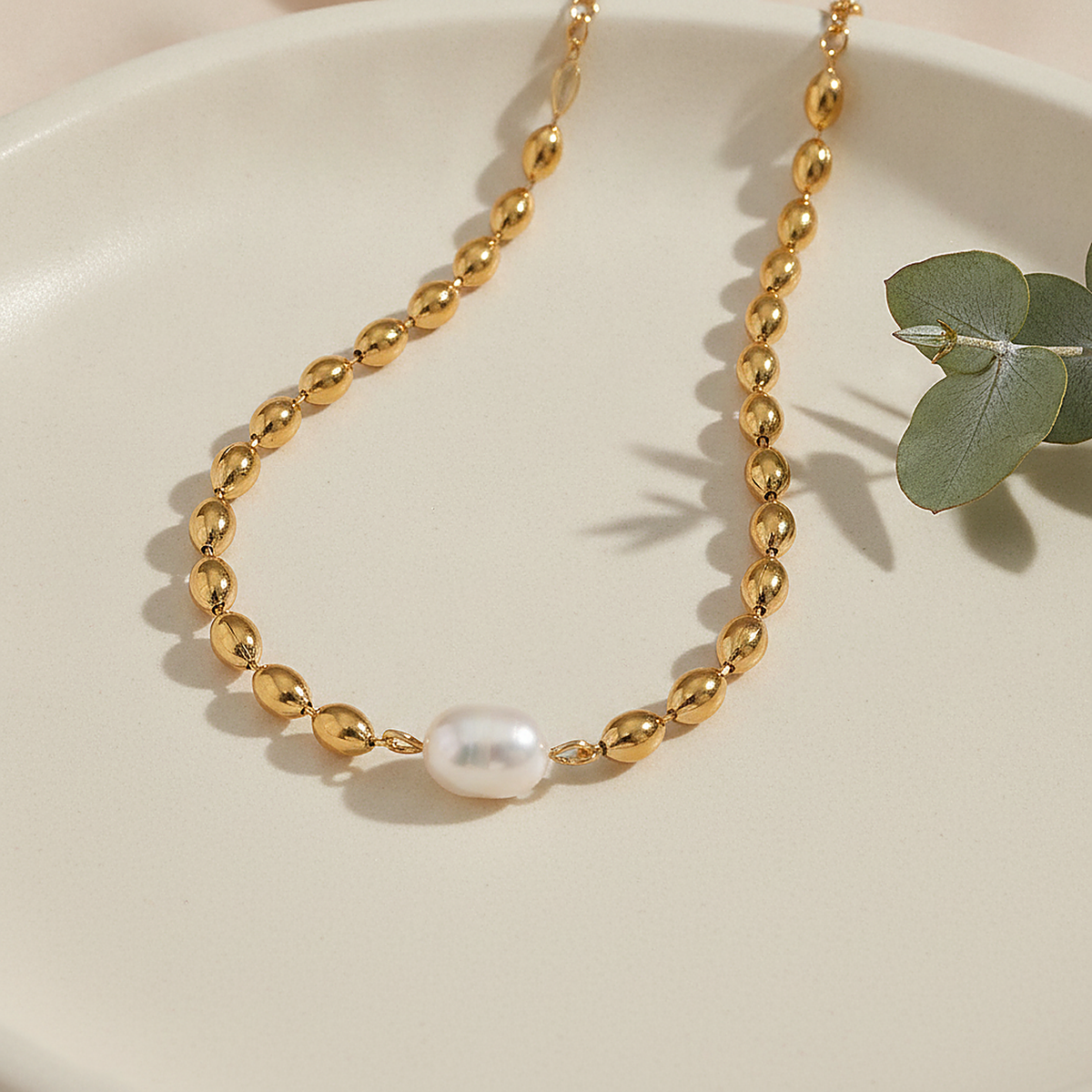 Thessaly Pearl Necklace